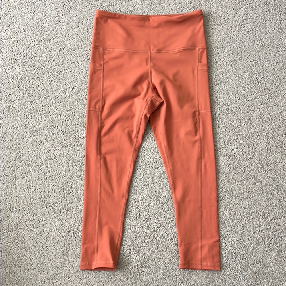 Senita Athletics Women's Orange Leggings